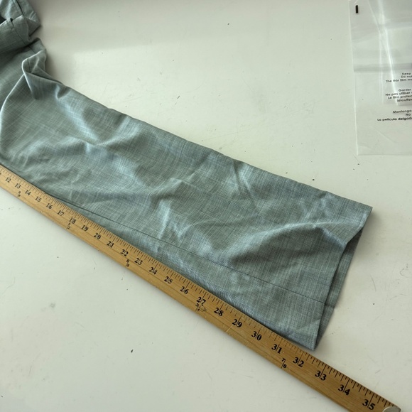 Lauren Ralph Lauren UltraFlex Light Green Scratched Dress Pants Mens 30 x 32 NWT - Picture 7 of 8